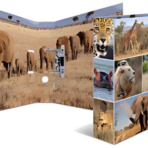 HERMA Classeur à levier "Animals", A4, animaux d'Afrique
