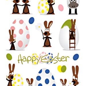HERMA Stickers de Pâques CLASSIC "Fête des lapins"
