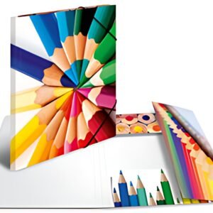 HERMA Chemise à élastiques "Crayons", en carton, A3