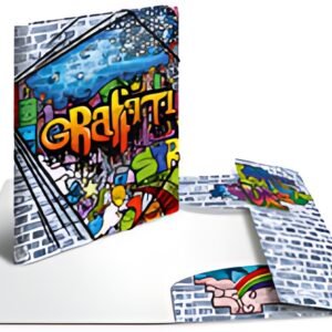 HERMA Chemise à élastiques "Graffiti", en PP, A4