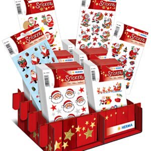HERMA Autocollants de Noël DECOR "Nicolas & Co.", présentoir