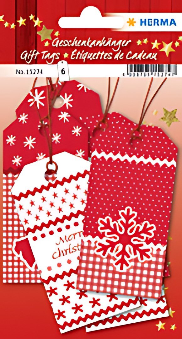 HERMA Etiquette pour cadeau de Noël "White Christmas"