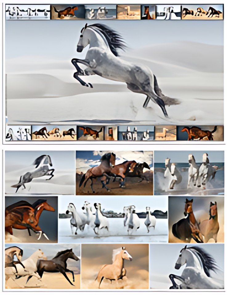 HERMA Sous-main "Chevaux", (L)550 x (H)350 mm