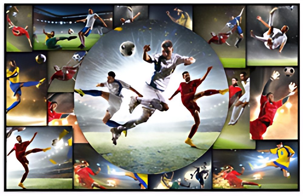 HERMA Sous-main "football", (L)550 x (H)350 mm