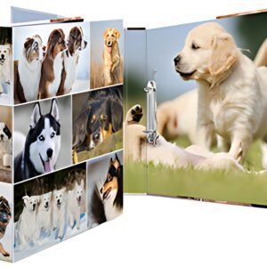 HERMA Classeur à anneaux "Animals" - chiens, A4, mécanisme à