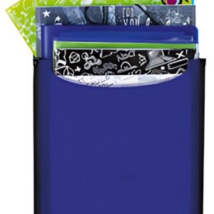 HERMA Boîte scolaire "Flexi", bleu foncé translucide