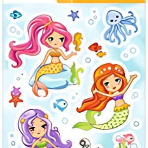 HERMA Sticker MAGIC "Little Mermaid", transpuffy