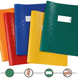 HERMA Protège-cahier Bast, format A4, en PP, set de 10