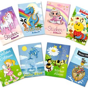 Album d'autocollants HERMA, DIN A5, assortiment, motifs assortis