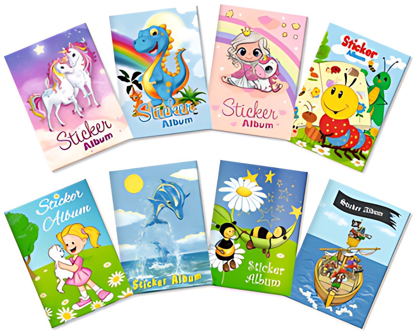 Album d'autocollants HERMA, DIN A5, assortiment, motifs assortis