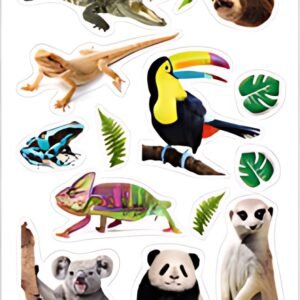 HERMA Sticker DECOR "Animaux exotiques", en papier