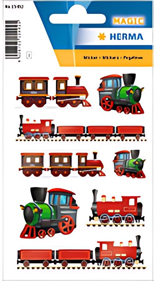 HERMA Sticker MAGIC "Chemin de fer", film brillant