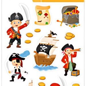 HERMA Sticker MAGIC "Pirate", transpuffy