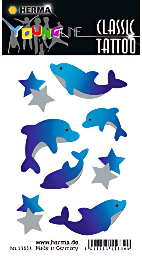 HERMA Tatouage CLASSIC "Dauphins"