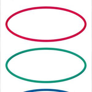 HERMA Étiquette de cuisine HOME, oval, bord coloré
