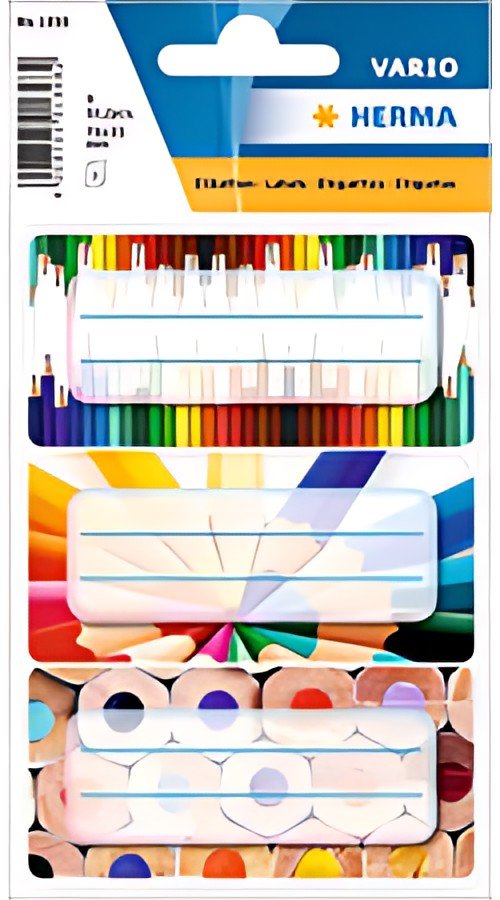 HERMA Étiquette pour livres VARIO "Crayons", 76 x 35 mm