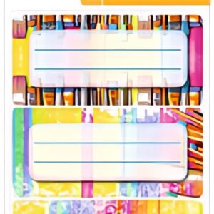 HERMA Étiquette pour livres VARIO "Pinceaux", 76 x 35 mm