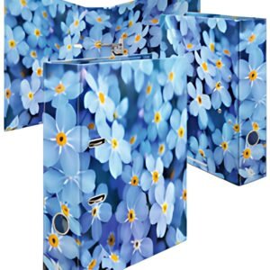 HERMA Classeur à motifs fleurs "Blue Flowers", A4