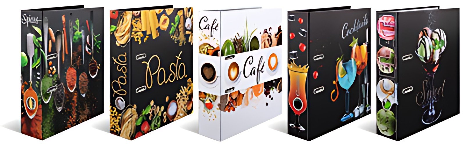 HERMA Assortiment de classeurs à motifs "Flavors"