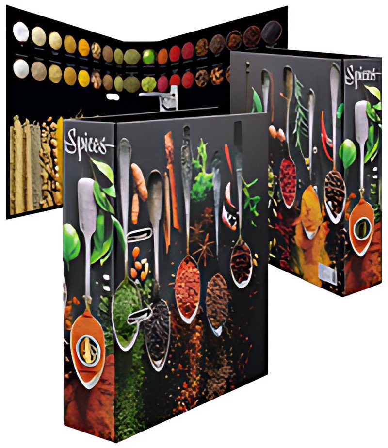 HERMA Classeur à motifs Flavors "Spices", A4