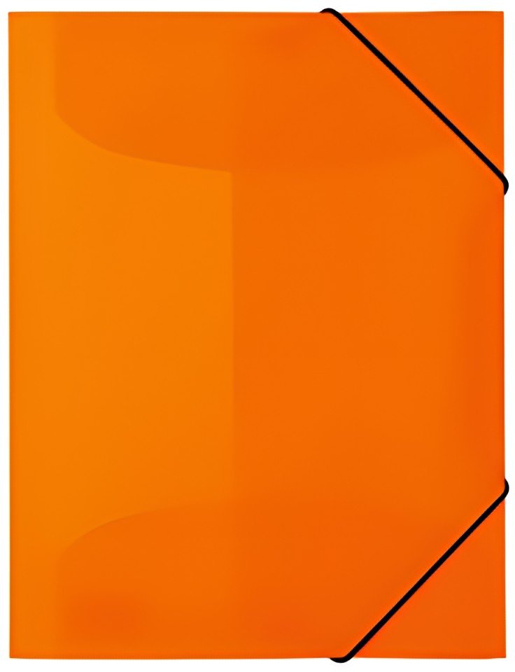 HERMA Chemise à élastiques, en PP, A4, orange fluo