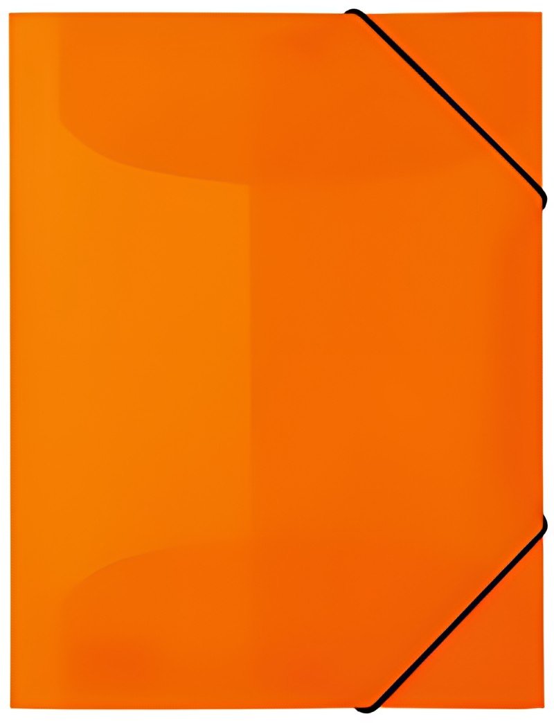 HERMA Chemise à élastiques, en PP, A3, orange fluo