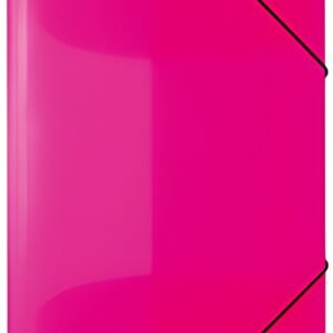 HERMA Chemise à élastiques, en PP, A3, rose fluo