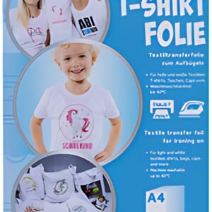 HERMA Feuille de transfert pour T-shirt, A4, textiles clairs