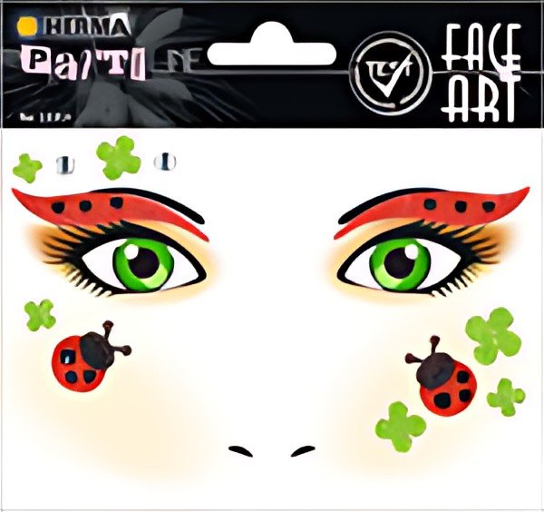 HERMA Face Art Sticker visage "Coccinelle"