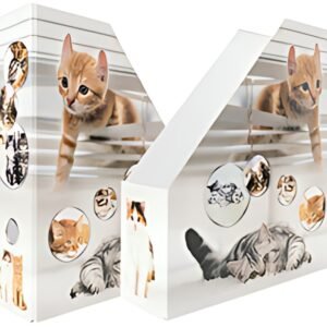 HERMA Porte-revue "Chats", A4, carton, (L)85 mm