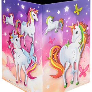 HERMA Corbeille à papier "Licorne", carton