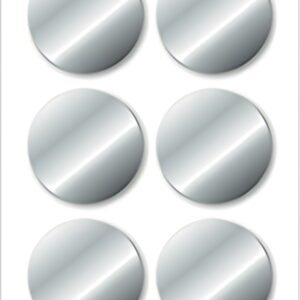 HERMA Sticker de Noël, rond, 32 mm, argent