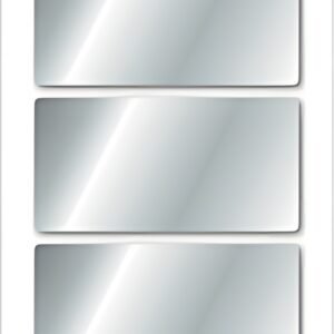 HERMA Sticker de Noël, rectangulaire, 34 x 67 mm, argent