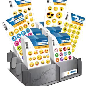 HERMA Sticker DECOR/MAGIC Happy Faces, présentoir
