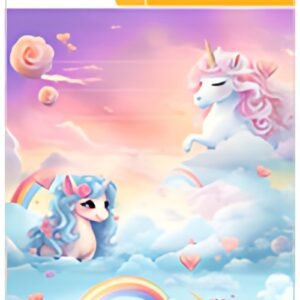HERMA Étiquettes pour livres VARIO "Happy Unicorns", 76x35mm