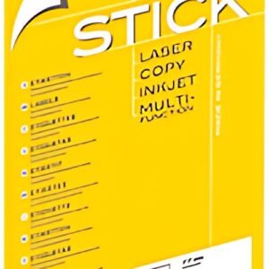 TOP STICK Etiquette CD/DVD, diamètre: 117 mm, blanc