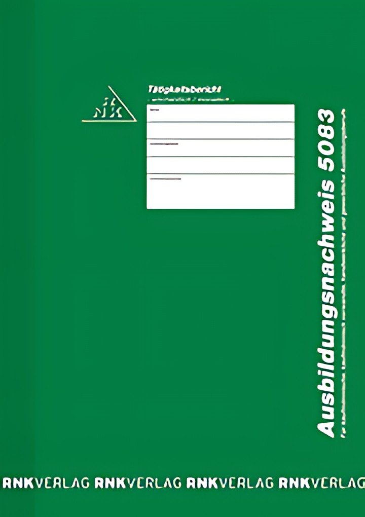 Livret de certificat de formation RNK Verlag, hebdomadaire/mensuel