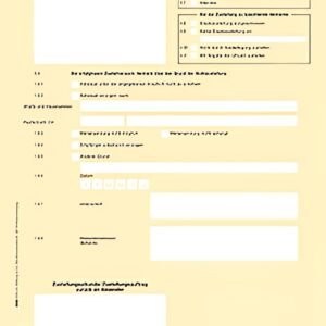Formulaire RNK Verlag « Certificat de livraison », DIN A4