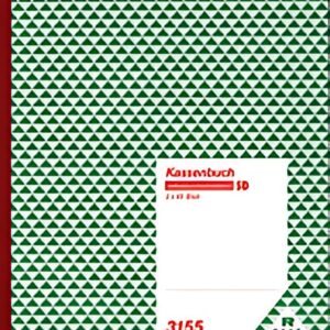 Livre de caisse RNK Verlag, DIN A4, avec enregistrement de la TVA, SD