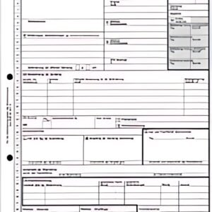Formulaire RNK Verlag « Lettre de voiture pour le transport routier de marchandises », SD