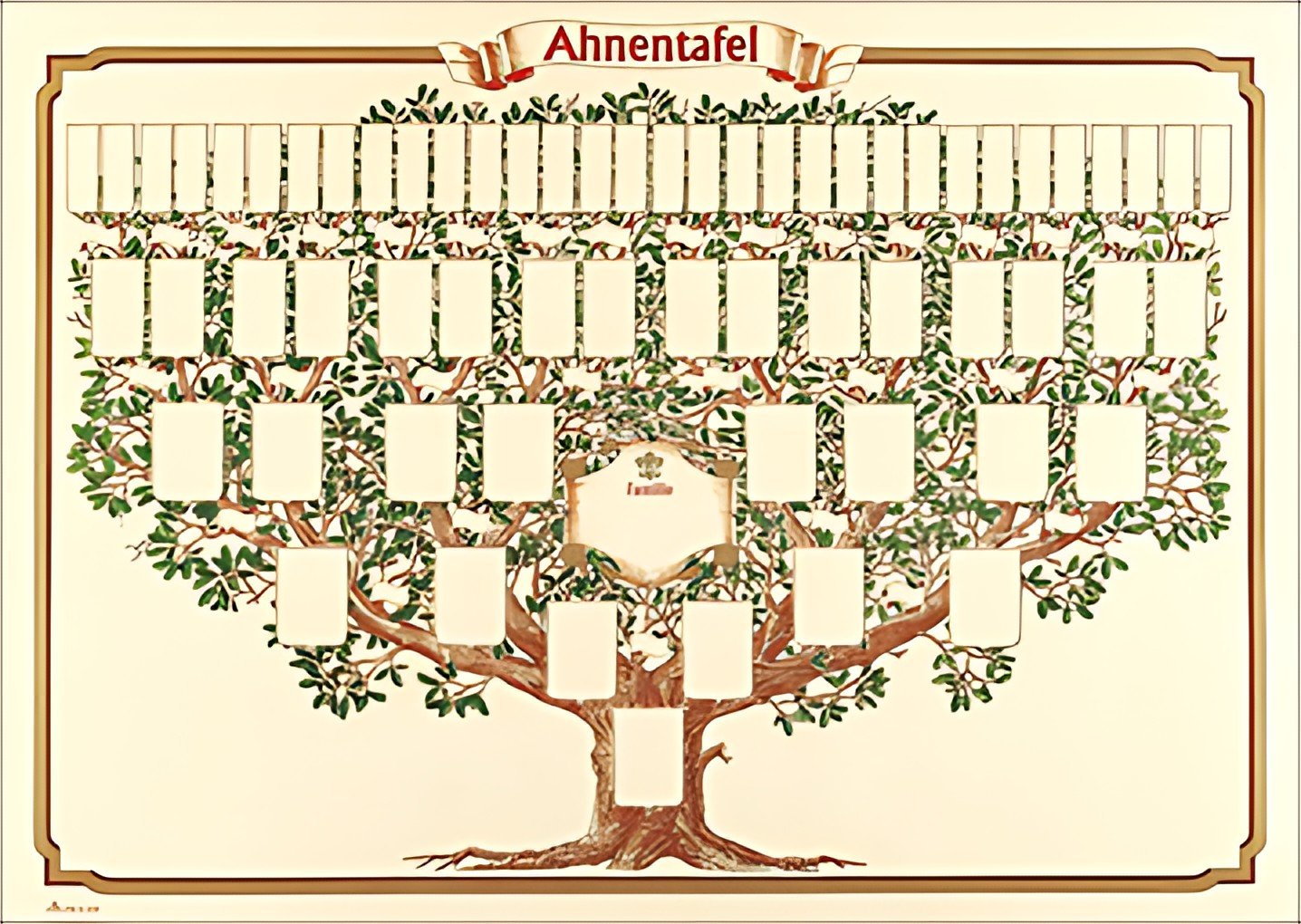 RNK Verlag Arbre généalogique "arbre esquissé", 70 x 50 cm