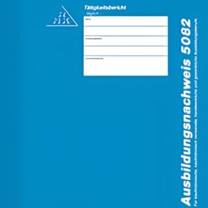 Bloc de certificat de formation RNK Verlag, quotidien, DIN A4