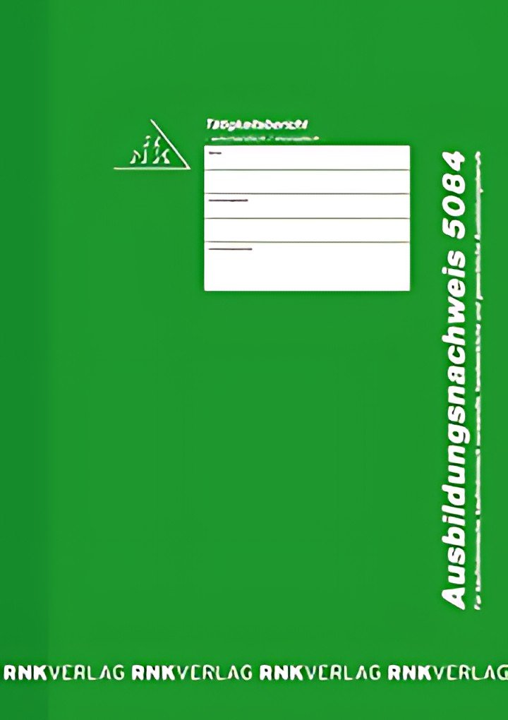 Bloc de certificat de formation RNK Verlag, hebdomadaire/mensuel