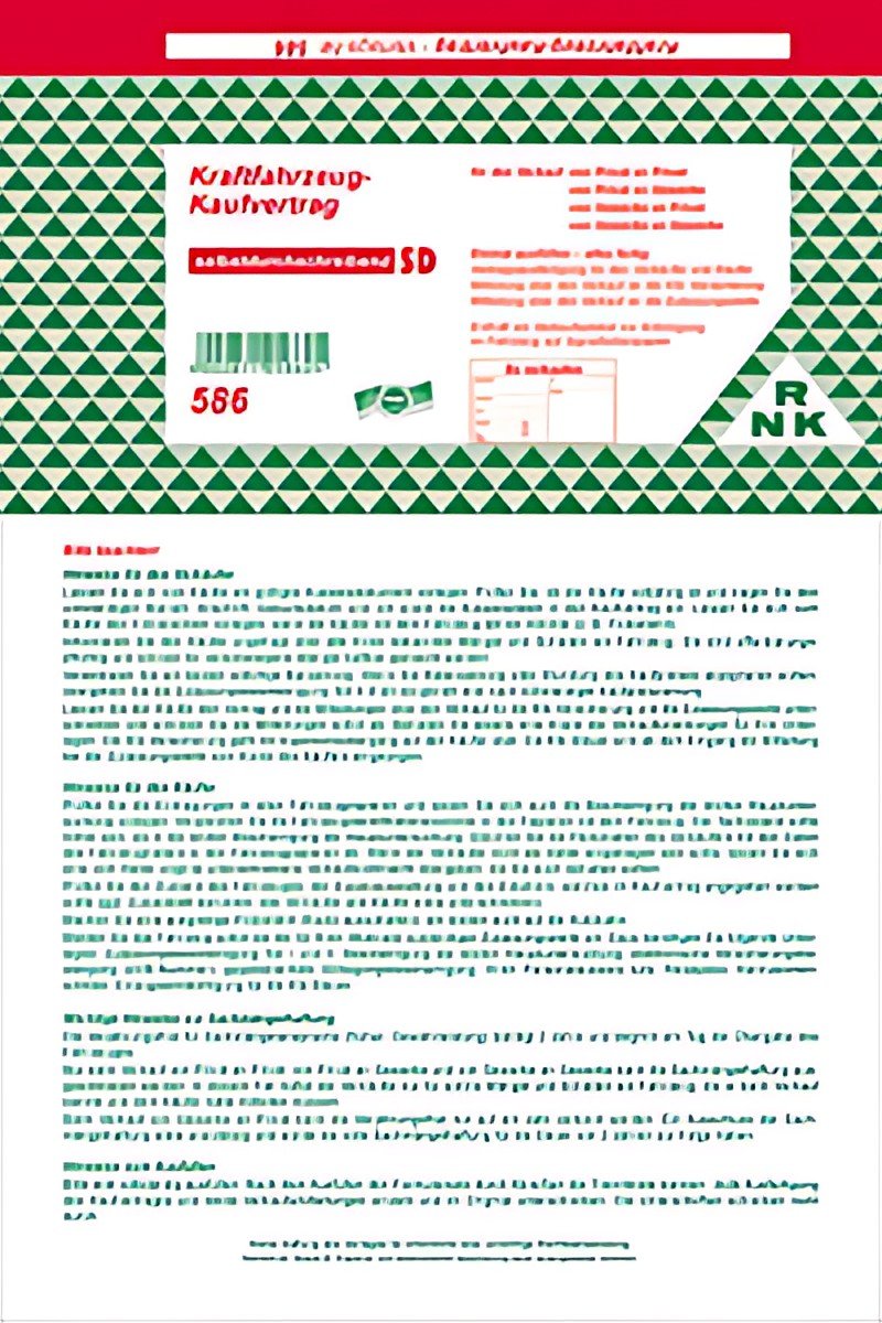 RNK Verlag « Contrat d'achat d'un véhicule automobile d'occasion »