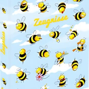 Classeur à anneaux pour certificat RNK Verlag « Crazy Bees », DIN A4