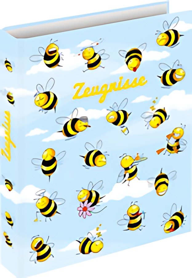 Classeur à anneaux pour certificat RNK Verlag « Crazy Bees », DIN A4