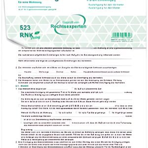 Formulaire RNK Verlag « Contrat de location universel pour appartements »