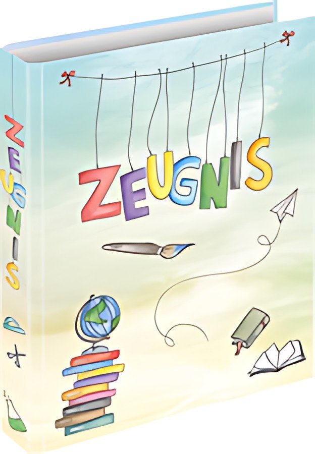 RNK Verlag Zeugnisringbuch "Schooldoodle", DIN A4