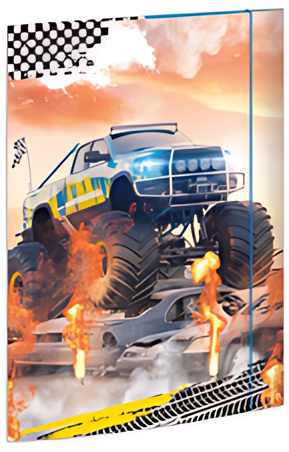 RNK Verlag Carton à dessin "Monster Truck", A3