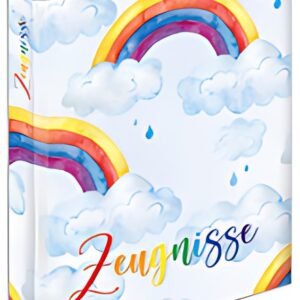 Classeur à anneaux pour certificat RNK Verlag "Rainbow", DIN A4, 250 x 315 mm